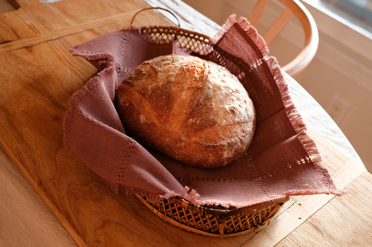 Colette Plum set of four cotton napkins