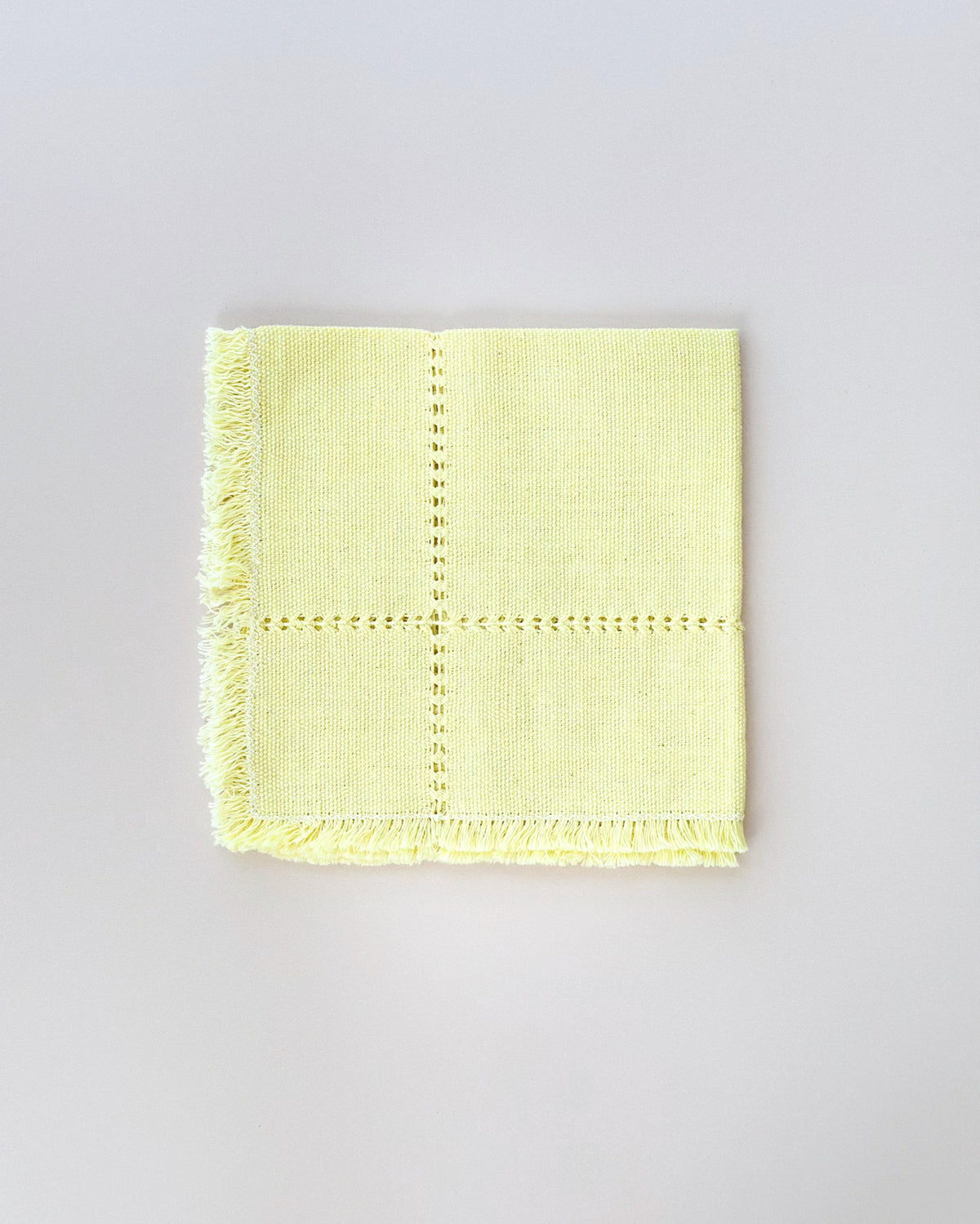 Colette Butter lemon yellow dinner napkins