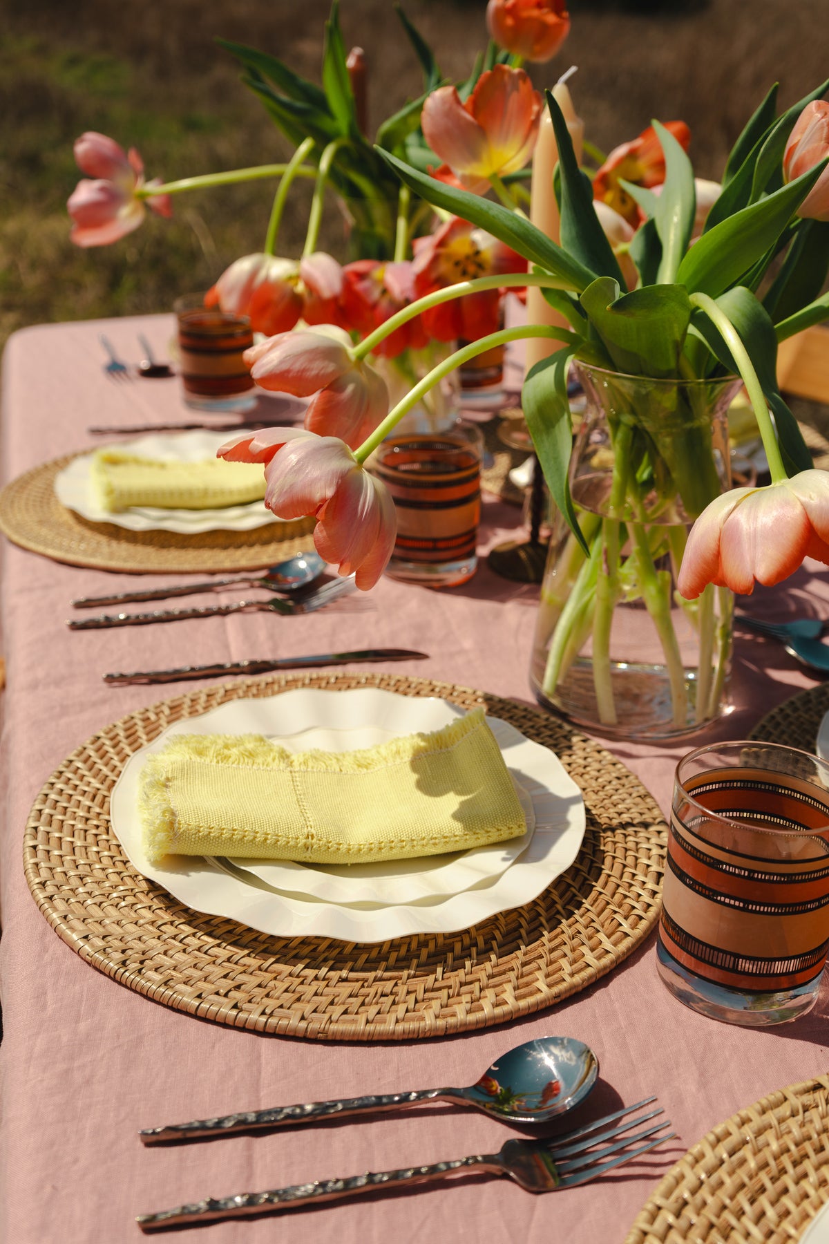 Colette Butter yellow table setting
