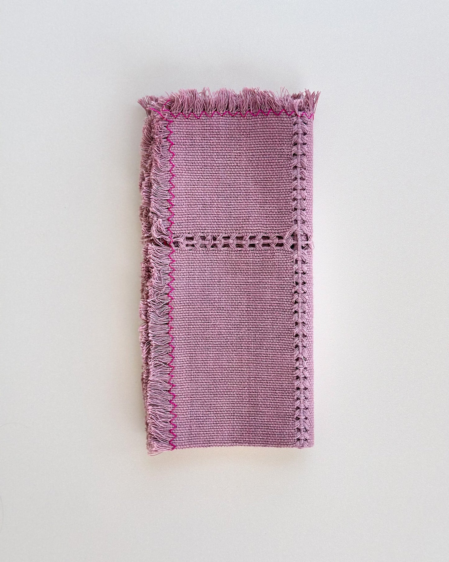 Colette Plum purple cotton cloth napkins