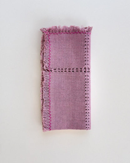 Colette Plum purple cotton cloth napkins