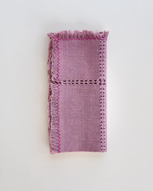 Colette Plum purple cotton cloth napkins