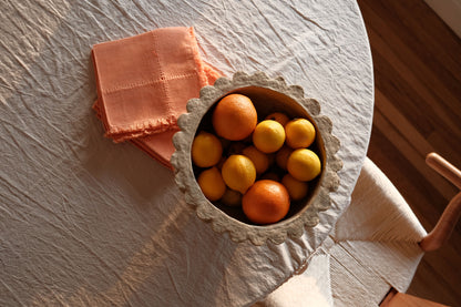 Collette Cantaloupe set of four napkins