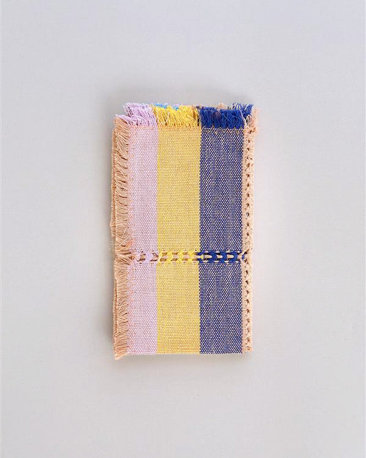 Frankie Pitaya colorful striped cotton cloth napkins