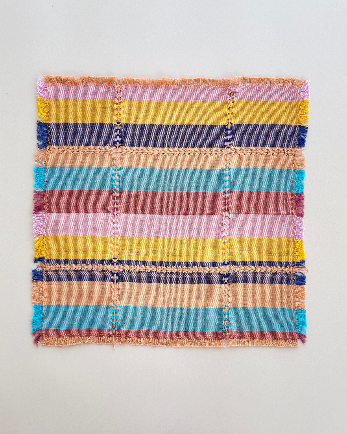 Frankie Pitaya handwoven cotton dinner napkins