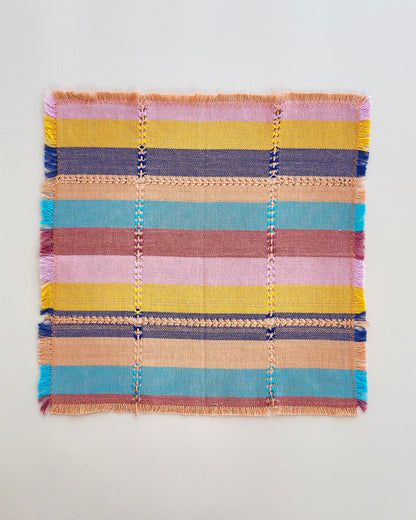 Frankie Pitaya handwoven cotton dinner napkins