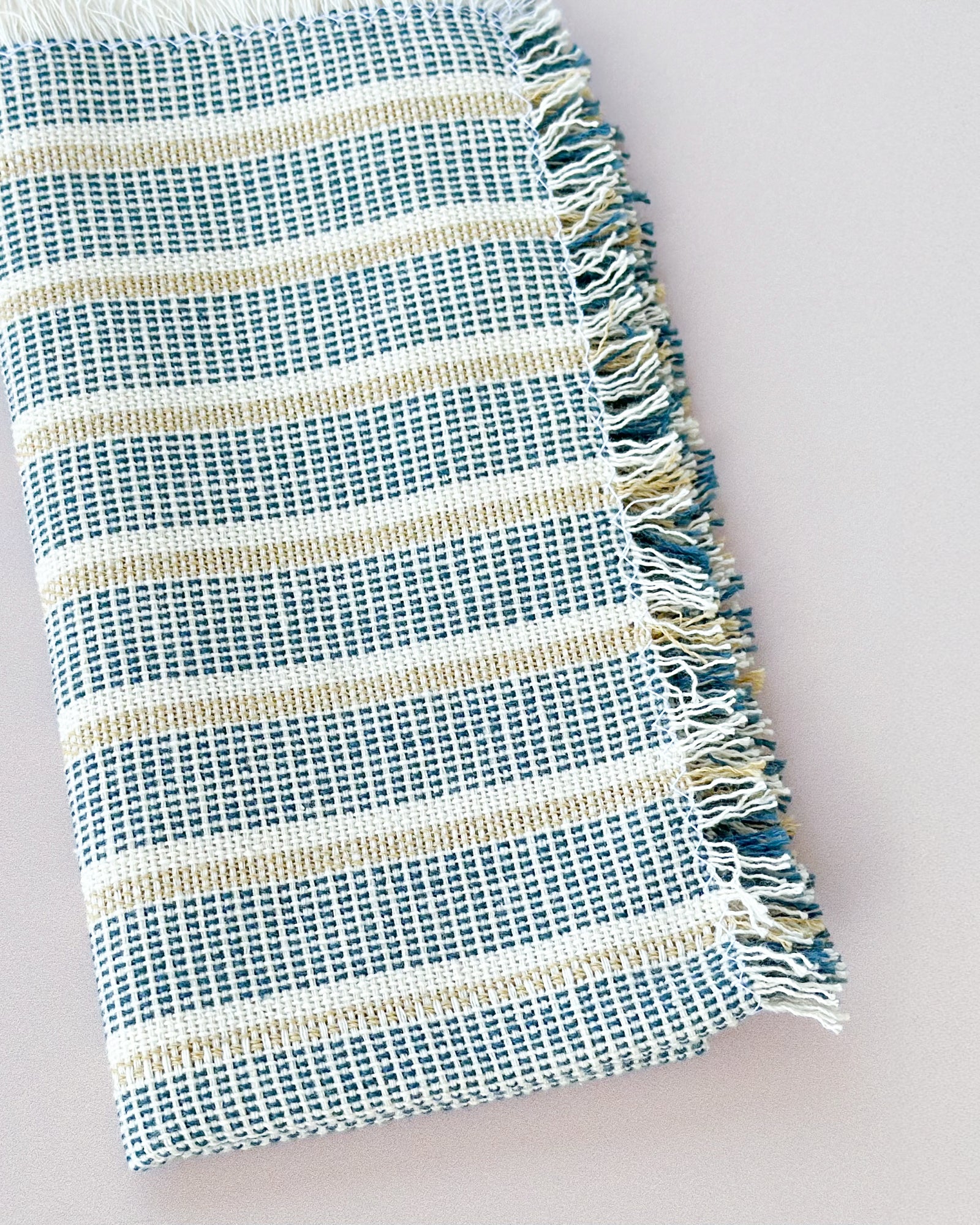 Inez Sea Salt handwoven cotton napkin