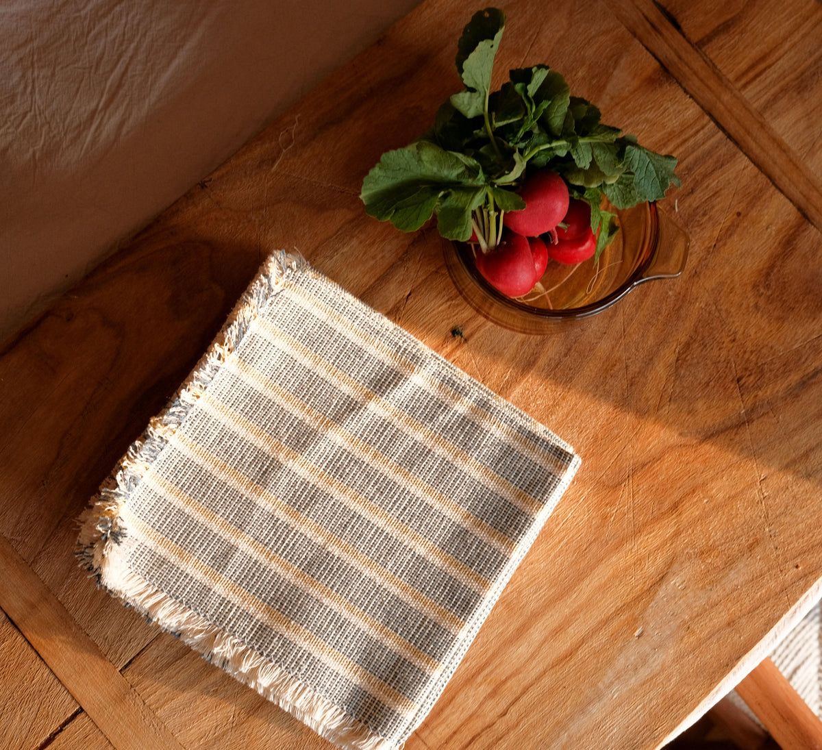 Inez Sea Salt set of four cotton napkins
