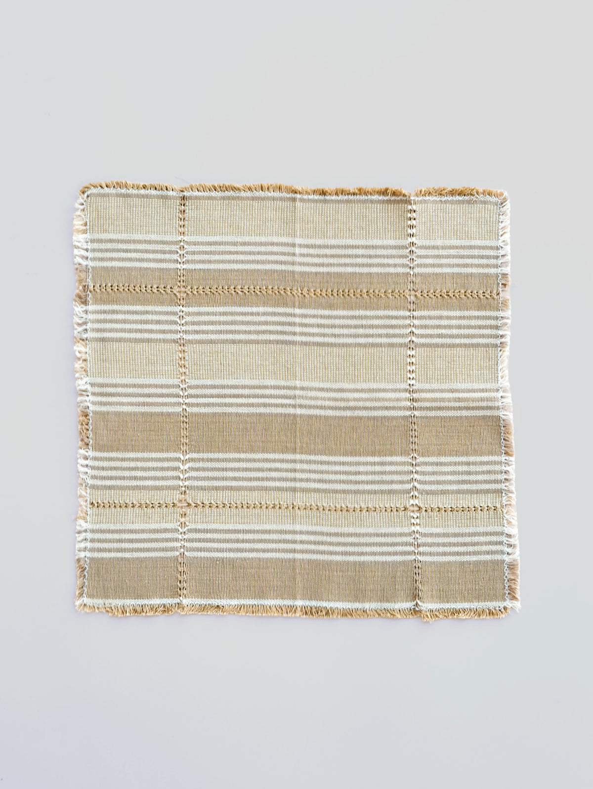 Margot Sesame handwoven cotton napkin